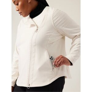 Athleta Zip Up Moto Jacket